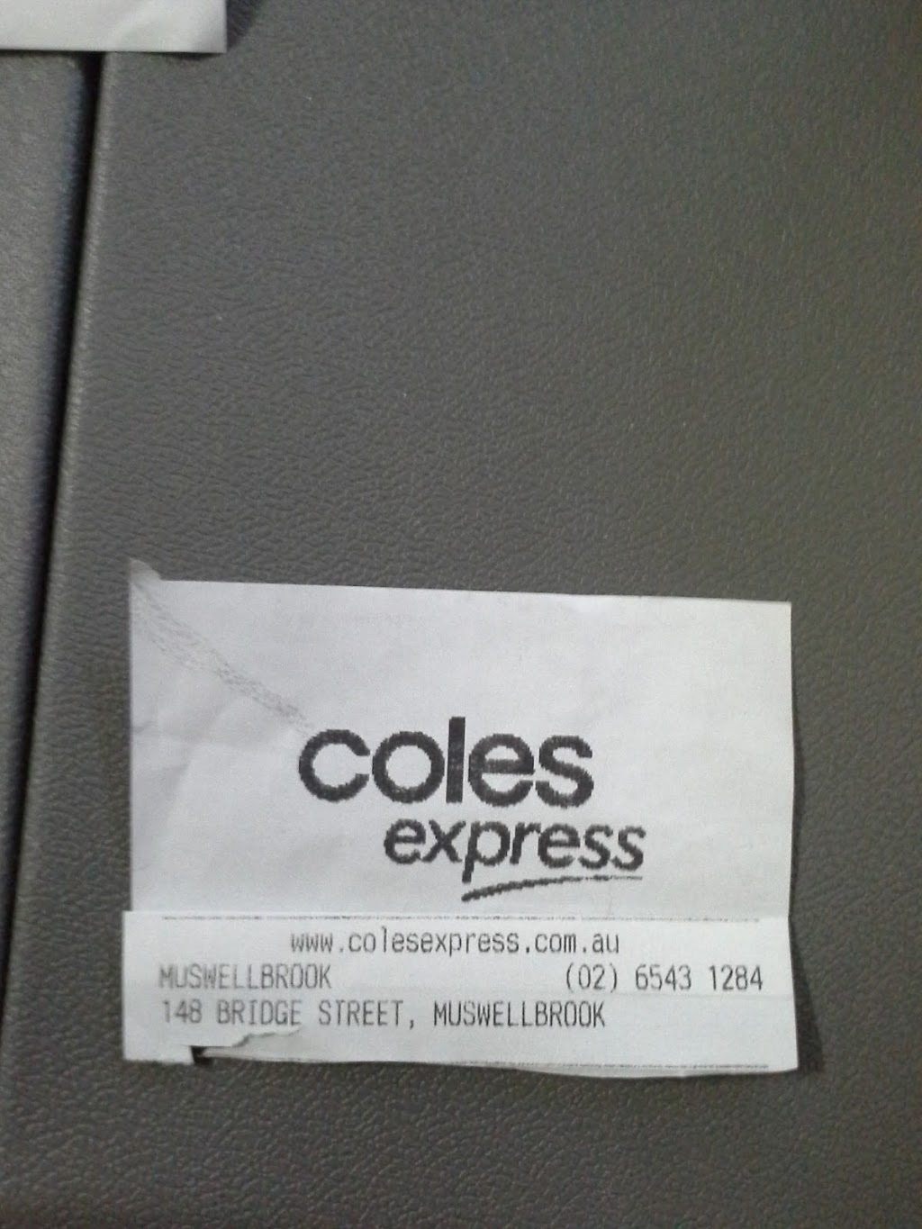 Coles Express | gas station | 148 Bridge Street &, Hill St, Muswellbrook NSW 2333, Australia | 0265431284 OR +61 2 6543 1284