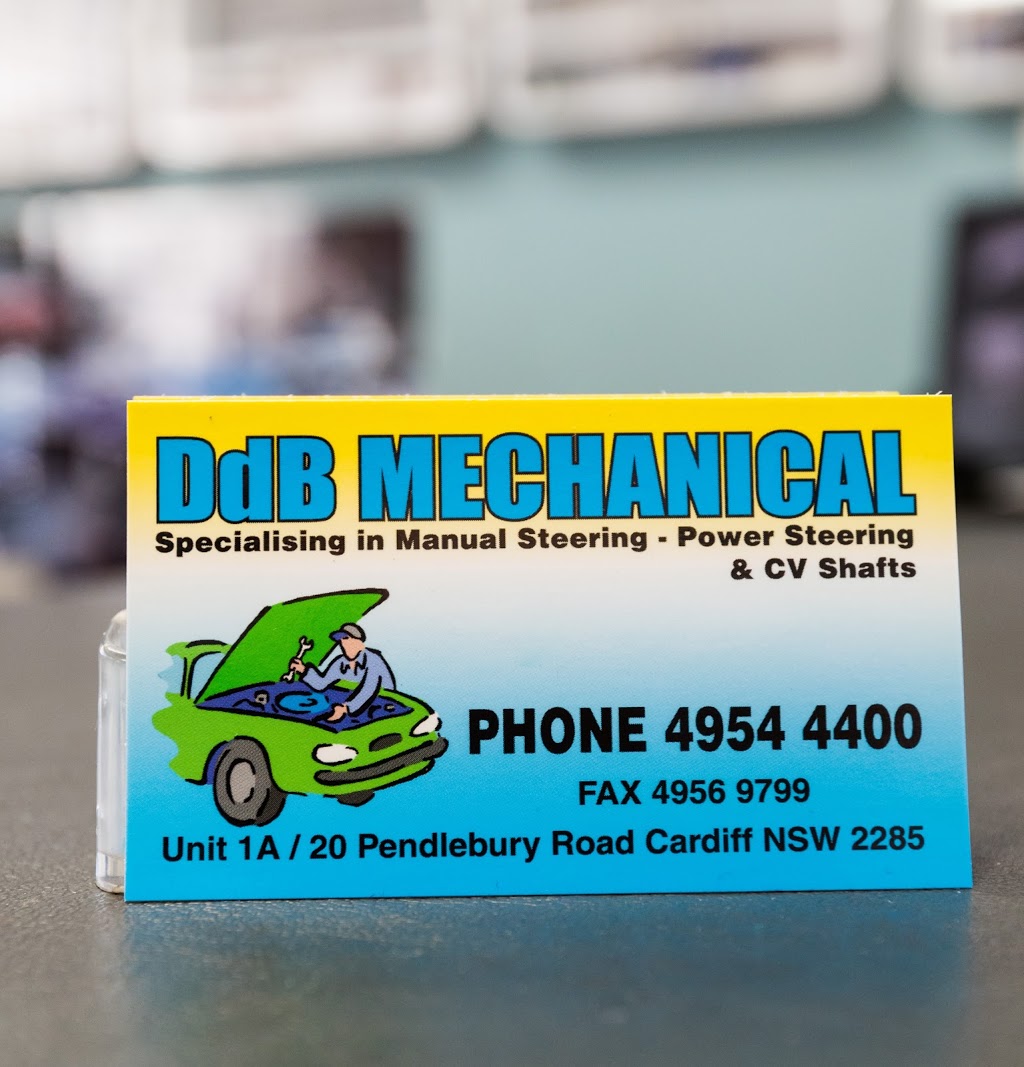 DdB Mechanical | 20 Pendlebury Rd, Cardiff NSW 2285, Australia | Phone: (02) 4956 9199