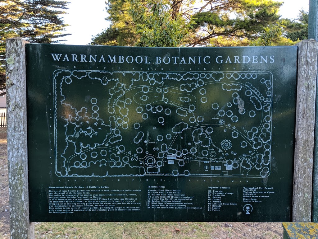 Botanical Gardens | park | Warrnambool VIC 3280, Australia | 0355594800 OR +61 3 5559 4800