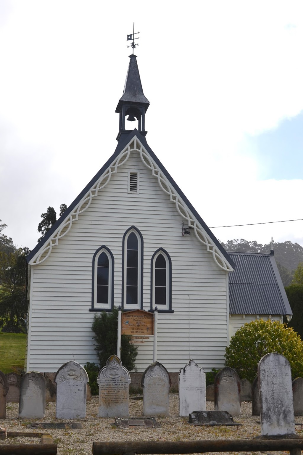 Dover Community Church (est 1866) | church | 6986 Huon Hwy, Dover TAS 7117, Australia