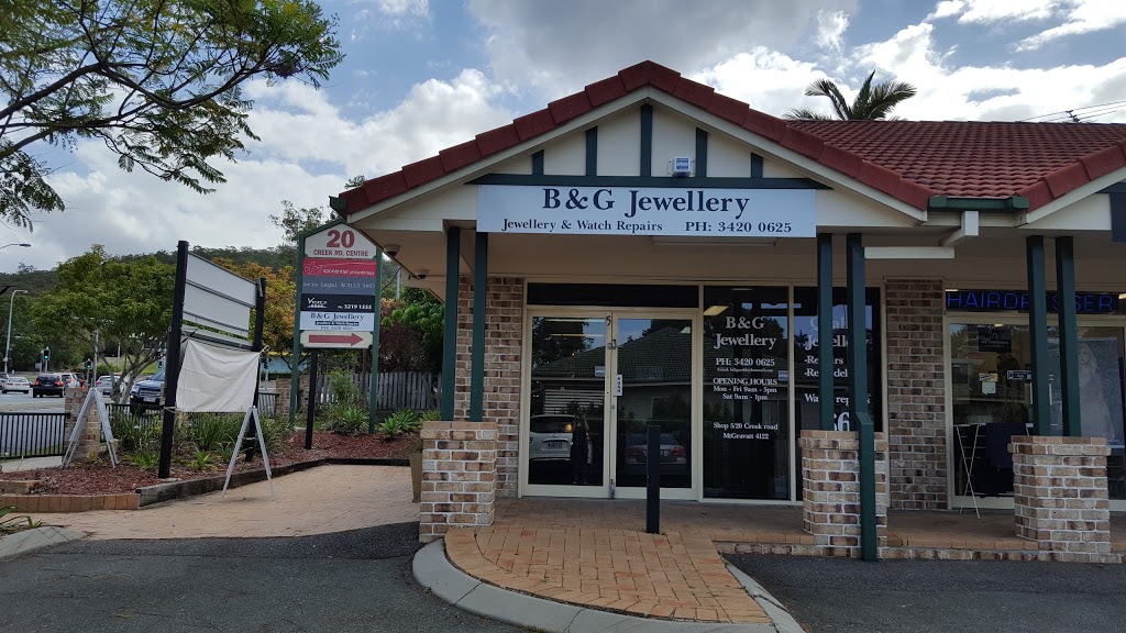 B & G Jewellery | jewelry store | 5/20 Creek Rd, Mount Gravatt East QLD 4122, Australia | 0734200625 OR +61 7 3420 0625