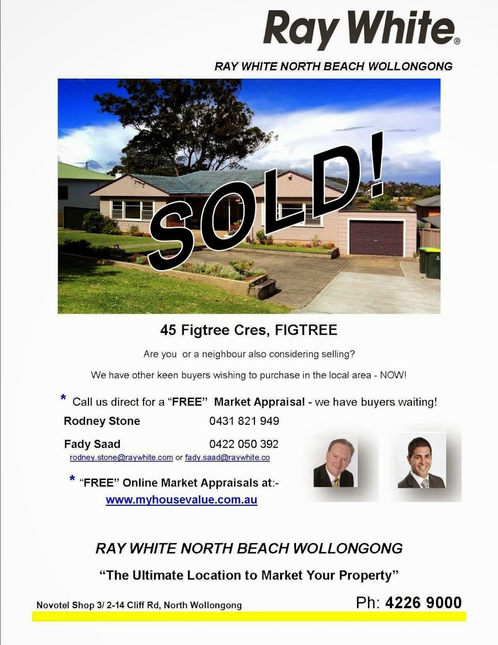 Rodney Stone (Ray White) | real estate agency | 29 Valetta St, Wollongong NSW 2500, Australia | 0431821949 OR +61 431 821 949