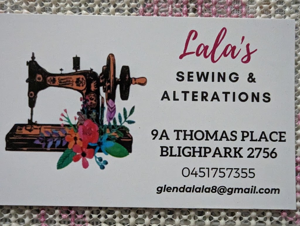 Lalas Sewing and Alterations | 9A Thomas Pl, Bligh Park NSW 2756, Australia | Phone: 0451 757 355