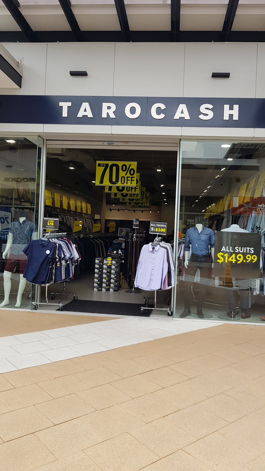 Tarocash Adelaide Airport | Harbourtown Outlet Centre, 727 Tapleys Hill Rd, Adelaide Airport SA 5950, Australia | Phone: (08) 8353 2744
