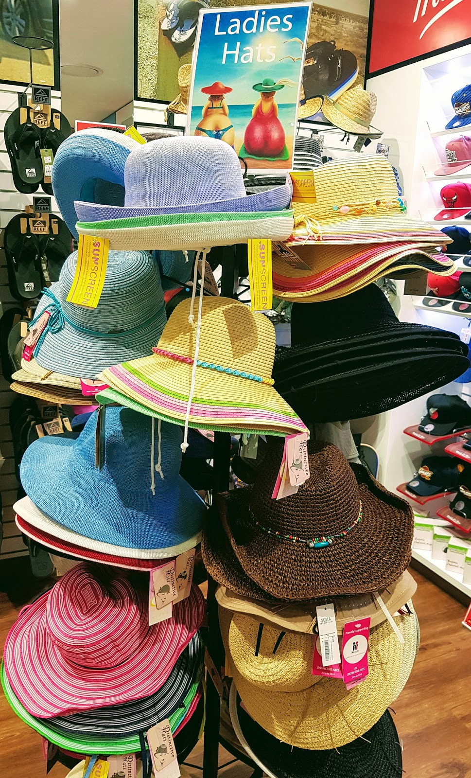 BrightEyes Hats Thongs Sunglasses | Shop 13 Ballina Fair Shopping Centre, 84 Kerr Street, Ballina NSW 2478, Australia | Phone: (02) 6686 5385