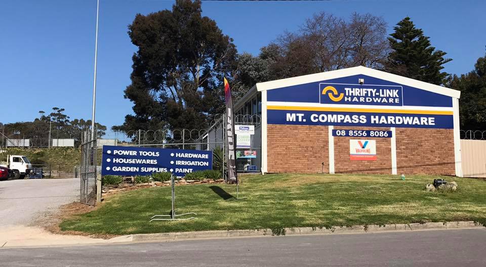Mt Compass Thrifty Link Hardware | hardware store | 7 Peters Terrace, Mount Compass SA 5210, Australia | 0885568086 OR +61 8 8556 8086