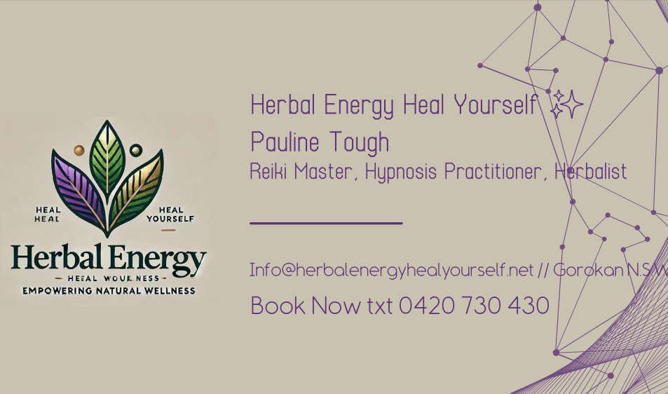 Herbal Energy Heal Yourself | Malvina Parade, Gorokan NSW 2263, Australia | Phone: 0420 730 430