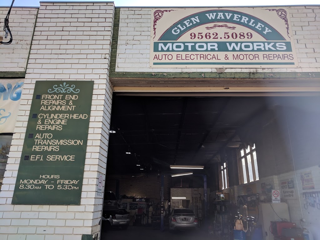 Glen Waverley Motor Works | car repair | 43 Myrtle St, Glen Waverley VIC 3150, Australia | 0395625500 OR +61 3 9562 5500