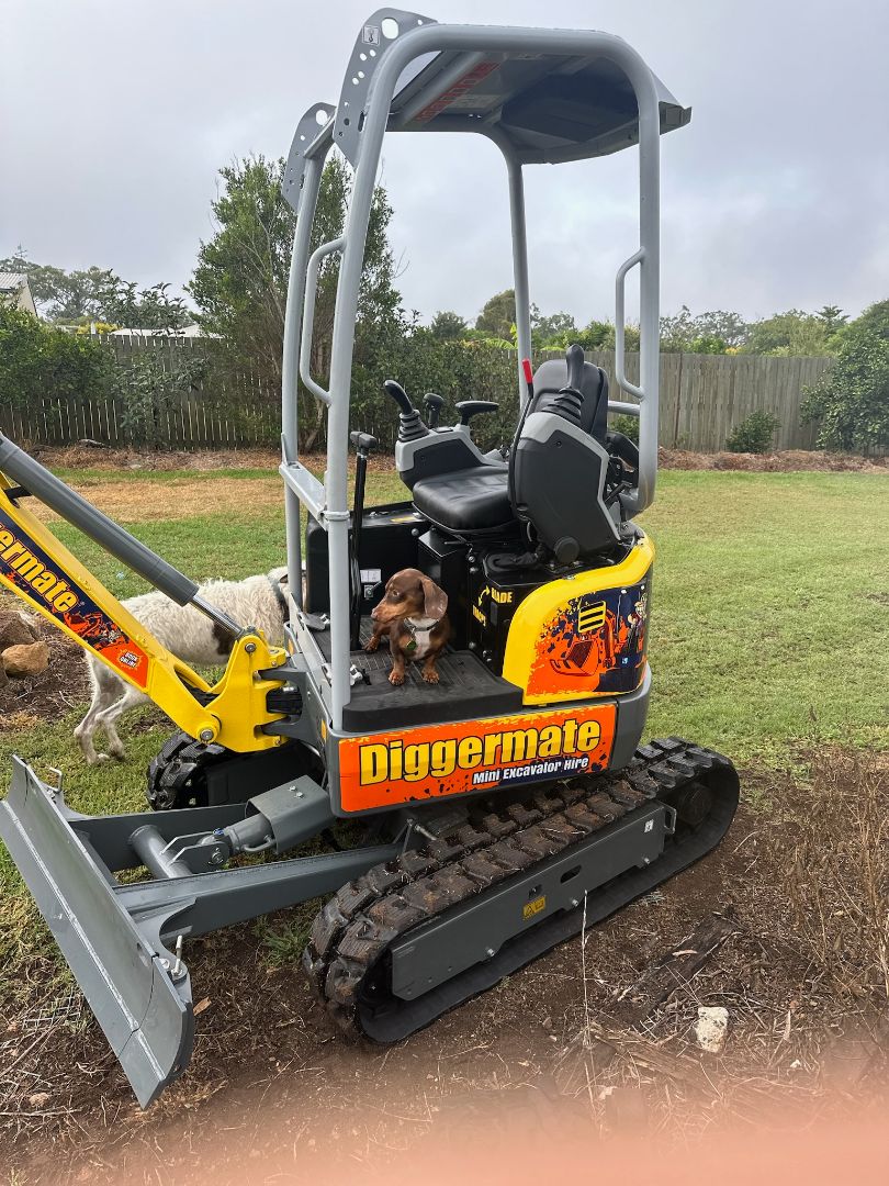 Diggermate Mini Excavator Hire Dalby | 216 Branch Creek Rd, Dalby QLD 4405, Australia | Phone: 0448 096 784