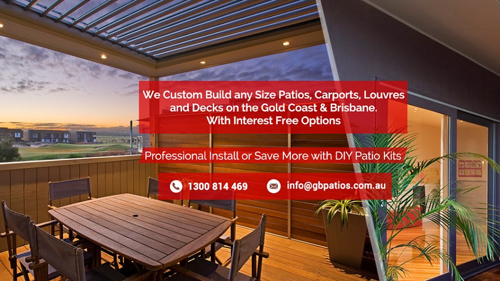 G&B Patios | 33 Harbourvue Ct, Helensvale QLD 4212, Australia | Phone: 1300 814 469