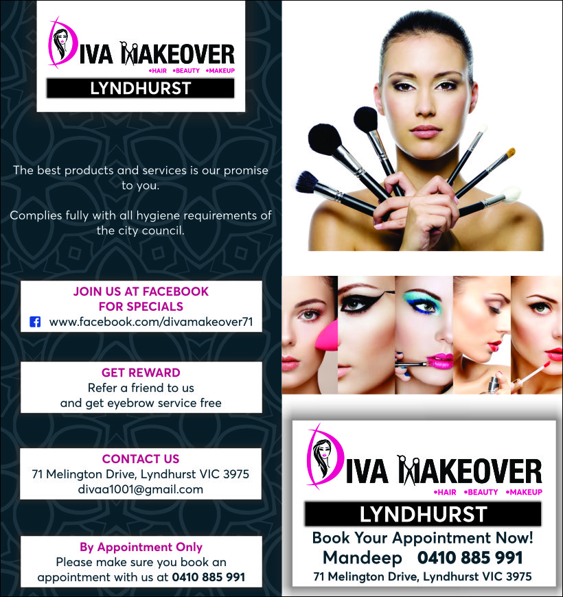 Diva MakeOver | 71 Melington Dr, Lyndhurst VIC 3975, Australia | Phone: 0410 885 991