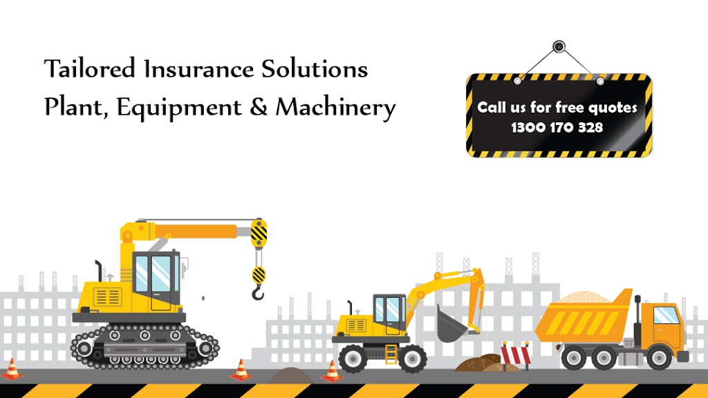 Plant Machinery Insurance | insurance agency | Suite 16/1 Ricketts Rd, Mount Waverley VIC 3149, Australia | 1300170328 OR +61 1300 170 328