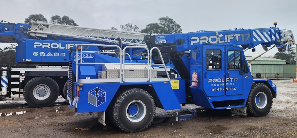 Prolift17 Crane Hire | 50 Overett Ave, Kemps Creek NSW 2178, Australia | Phone: 0448 220 007