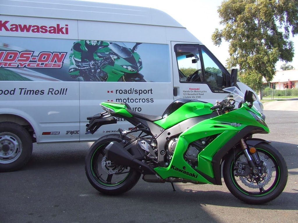 Hands On Kawasaki Motorcycles Lilydale | insurance agency | 123 Beresford Rd, Lilydale VIC 3140, Australia | 0397353171 OR +61 3 9735 3171