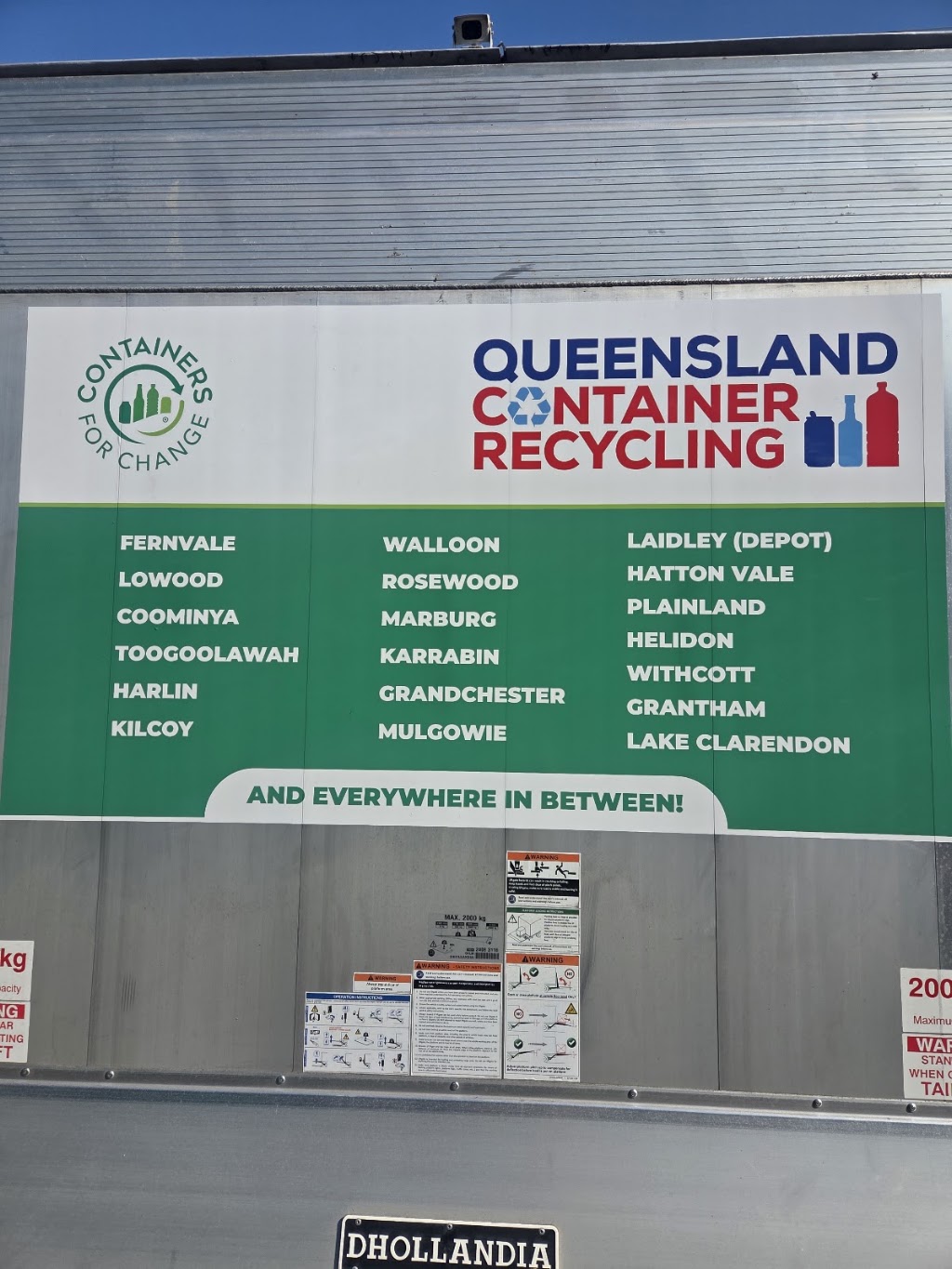 Containers For Change Esk (Powered by Qld Container Recycling) | Esk Hampton Rd, Esk QLD 4312, Australia | Phone: 0403 005 348