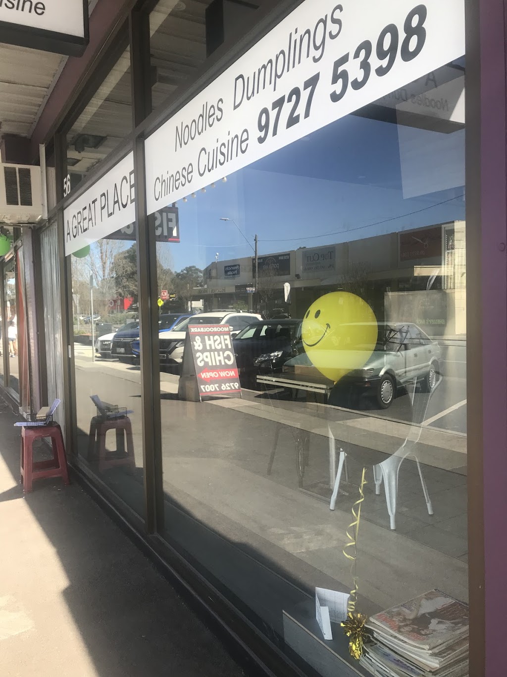 A Great Place | meal takeaway | 56 Brice Ave, Mooroolbark VIC 3138, Australia | 0397275398 OR +61 3 9727 5398
