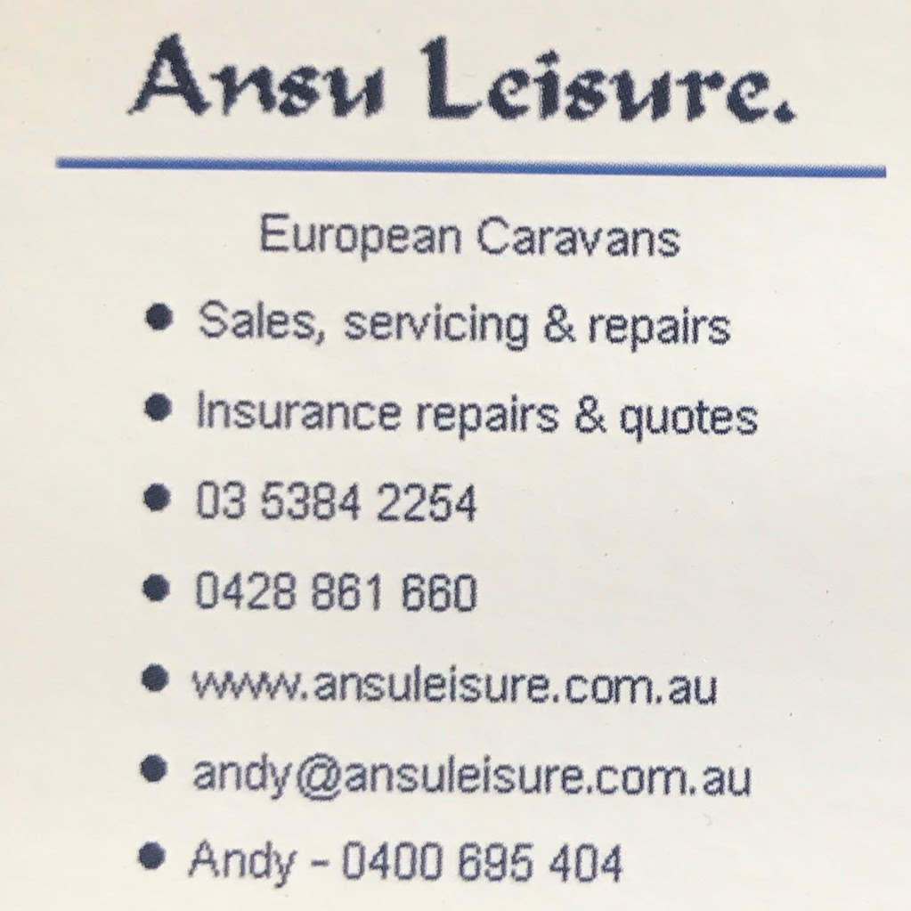 Ansu Leisure Caravan sales | store | 6 Church St, Pimpinio VIC 3401, Australia | 0353842254 OR +61 3 5384 2254