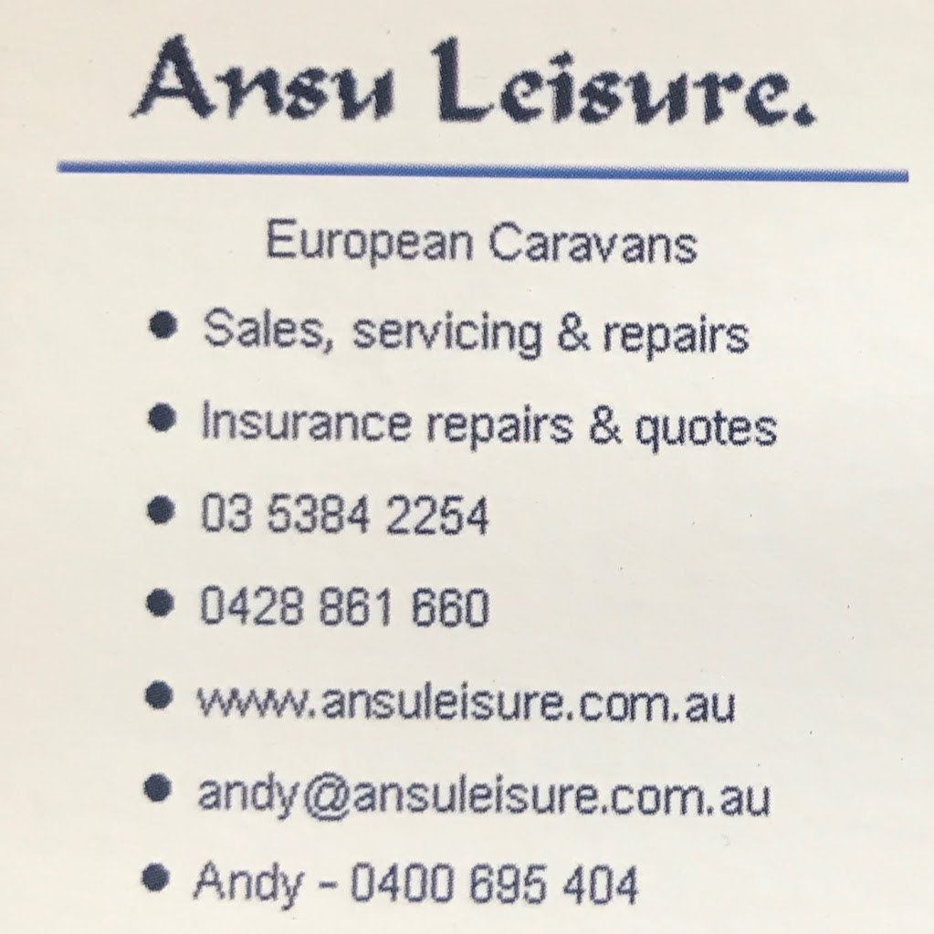 Ansu Leisure Caravan sales | 6 Church St, Pimpinio VIC 3401, Australia | Phone: (03) 5384 2254