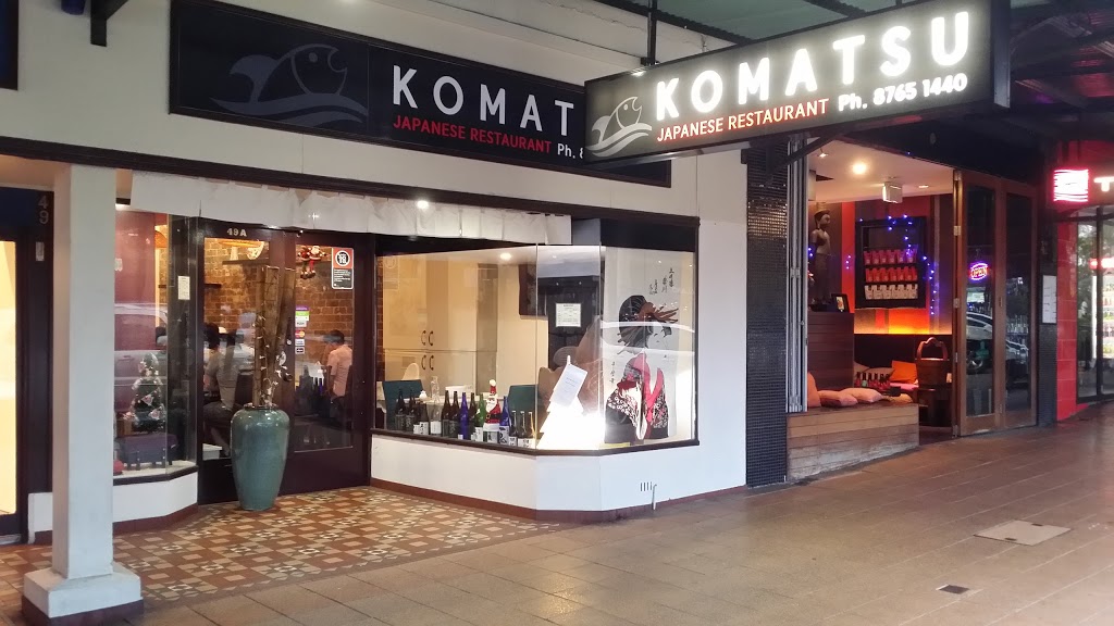 KOMATSU JAPANESE RESTAURANT | restaurant | 90 Majors Bay Rd, Concord NSW 2137, Australia | 0287651440 OR +61 2 8765 1440