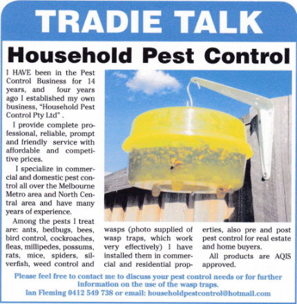 Household Pest Control | 15 Spirit Ave, Doreen VIC 3754, Australia | Phone: 0412 549 738