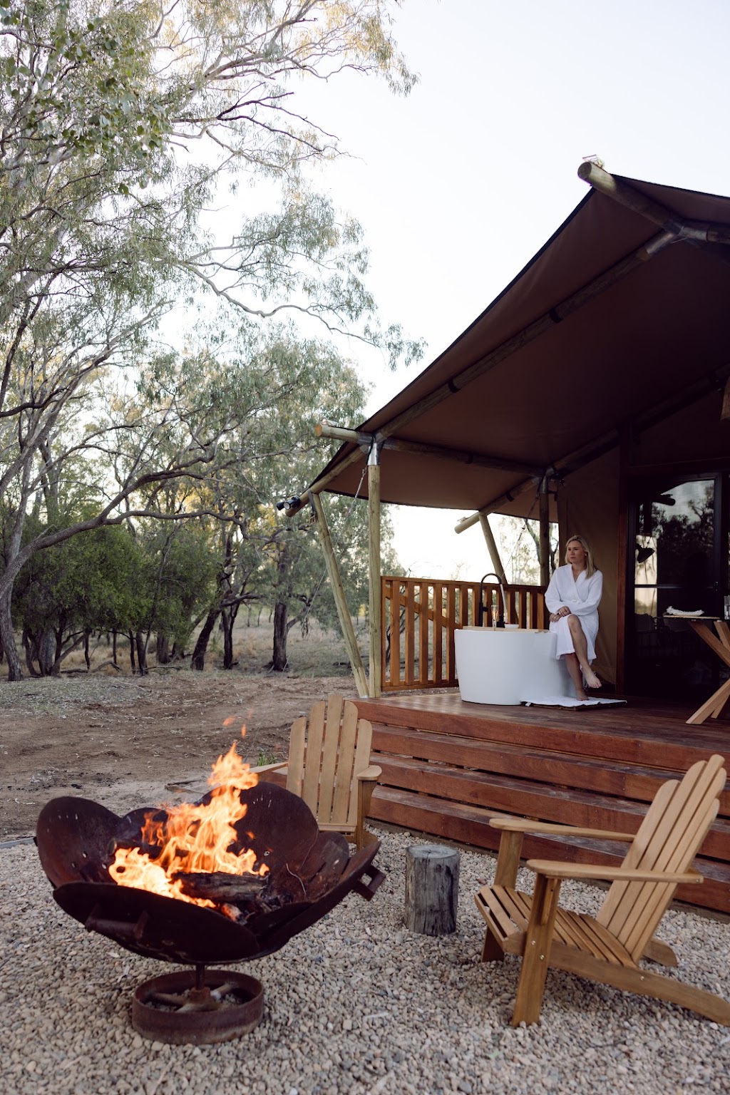 Riverbank Glamping | 111 S Wolskis Rd, Boonarga QLD 4413, Australia | Phone: 0421 935 843