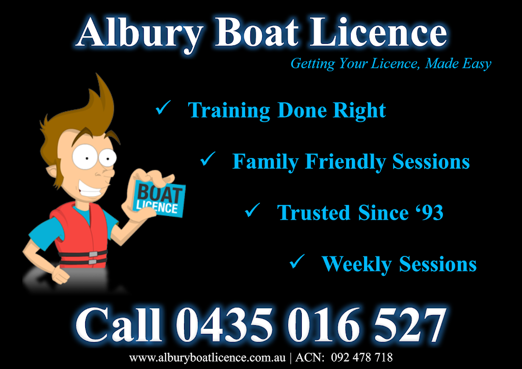 Albury Boat & Jetski Licence | school | 1 Alemein Ct, North Albury NSW 2640, Australia | 0435016527 OR +61 435 016 527