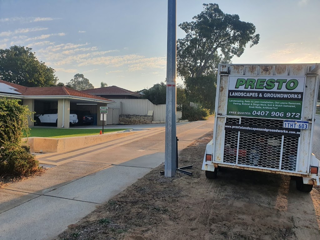 Presto Landscapes & Groundworks | 165 Karoborup Rd, Carabooda WA 6033, Australia | Phone: 0407 906 972