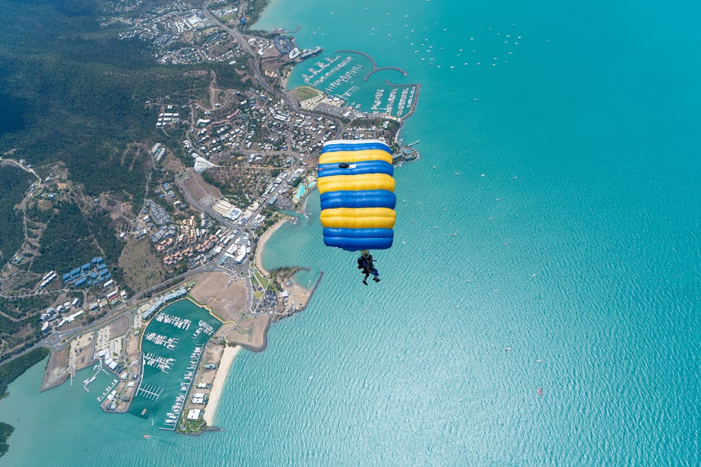 Skydive Airlie Beach |  | Skydive Australia Building, 1 Air Whitsunday Rd, Flametree QLD 4802, Australia | 1300663634 OR +61 1300 663 634