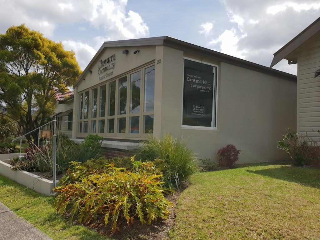 Illawarra Community Baptist Church | church | 22 Bong Bong Rd, Dapto NSW 2530, Australia | 0242628700 OR +61 2 4262 8700