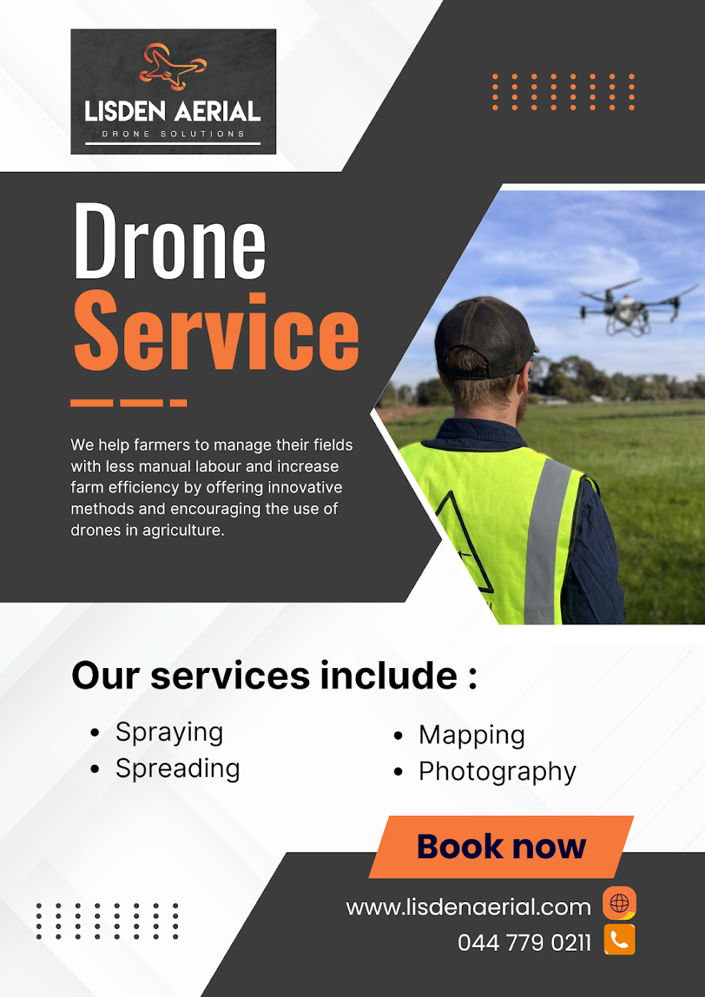 Lisden Aerial | 116 Kenny Rd, Yarroweyah VIC 3644, Australia | Phone: 0447 790 211