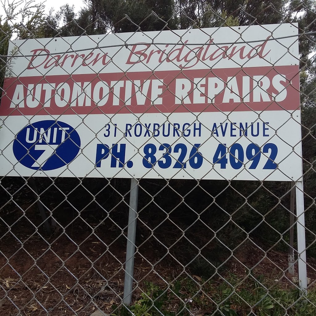 Darren Bridgland Automotive Repairs | car repair | 7/31 Roxburgh Ave, Lonsdale SA 5160, Australia | 0883264092 OR +61 8 8326 4092