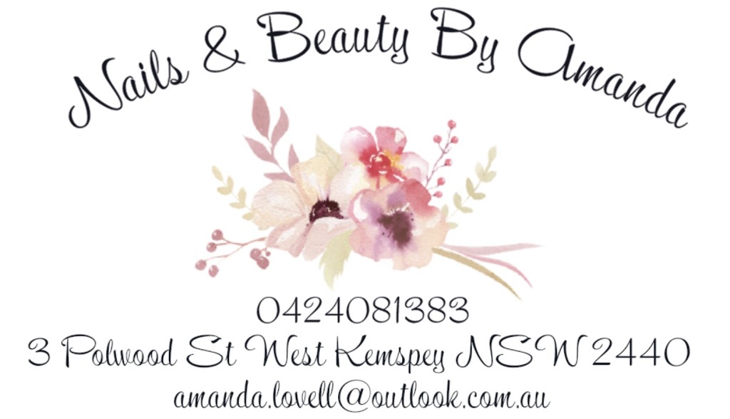 Nails & Beauty By Amanda | 3 Polwood St, West Kempsey NSW 2440, Australia | Phone: 0424 081 383