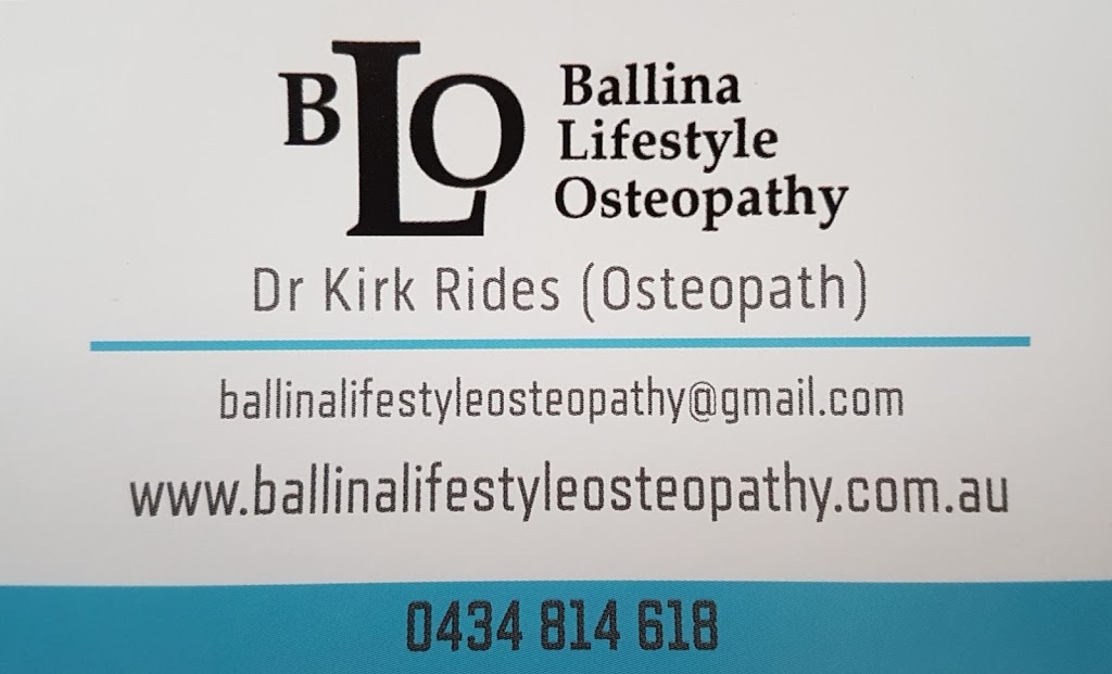 Ballina Lifestyle Osteopathy | health | 109 Cherry St, Ballina NSW 2478, Australia | 0434814618 OR +61 434 814 618