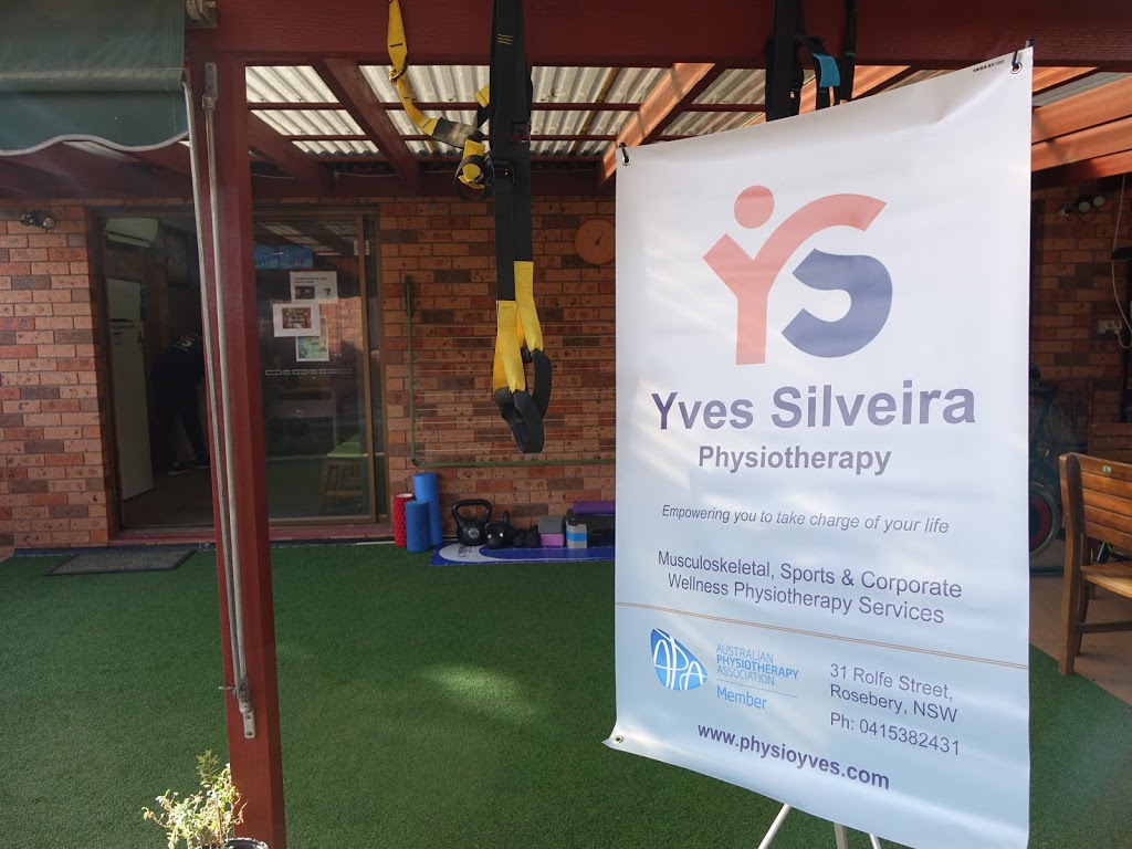 Yves Silveira Physiotherapy Rosebery, Mascot, Alexadria, | 31 Rolfe St, Rosebery NSW 2018, Australia | Phone: 0415 382 431