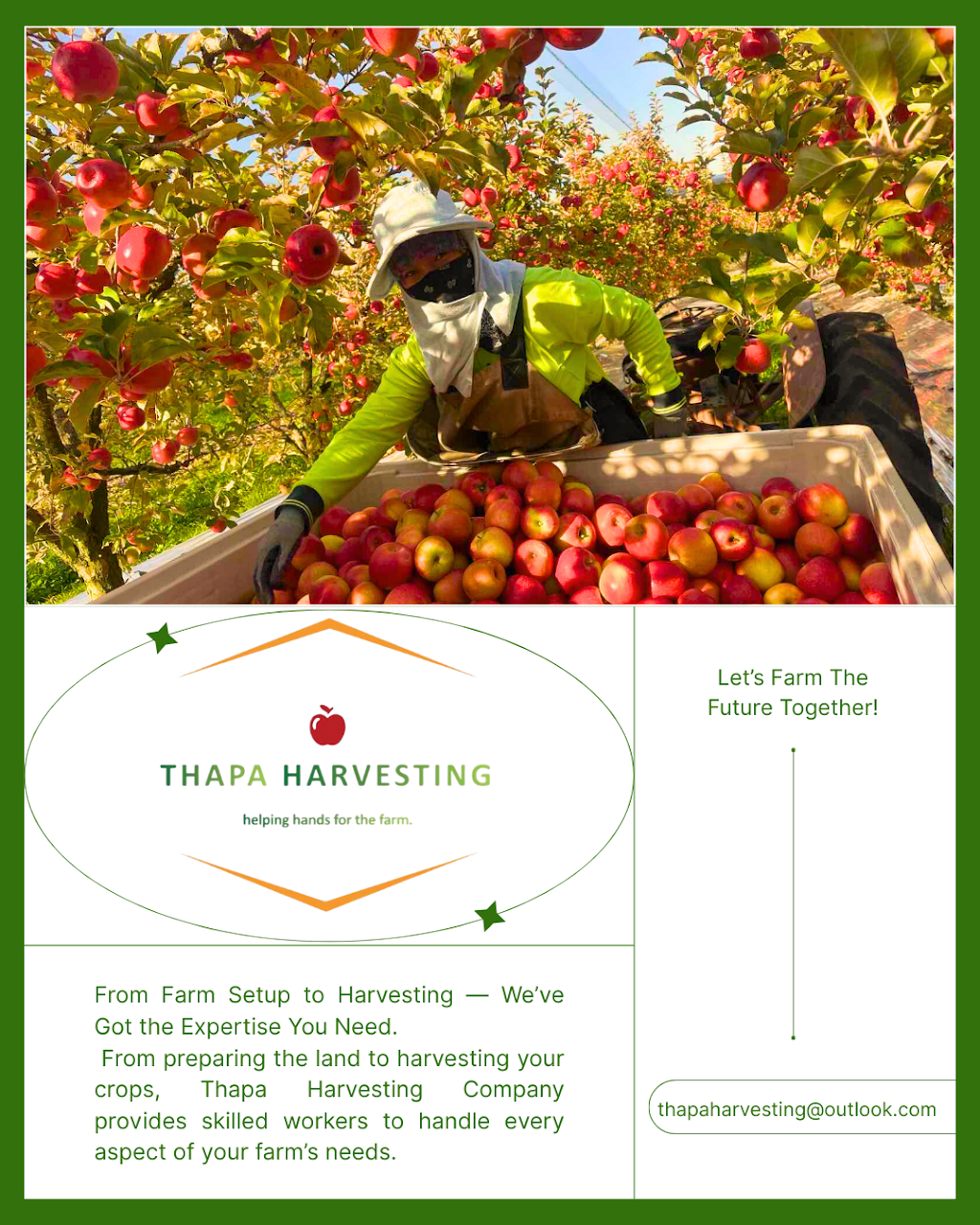 Thapa Harvesting | 6 Haig St, The Summit QLD 4377, Australia | Phone: 0401 337 862