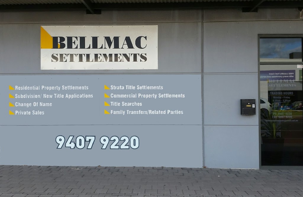 Bellmac Settlements | 2/1 Sarasota Pass, Clarkson WA 6030, Australia | Phone: (08) 9407 9220