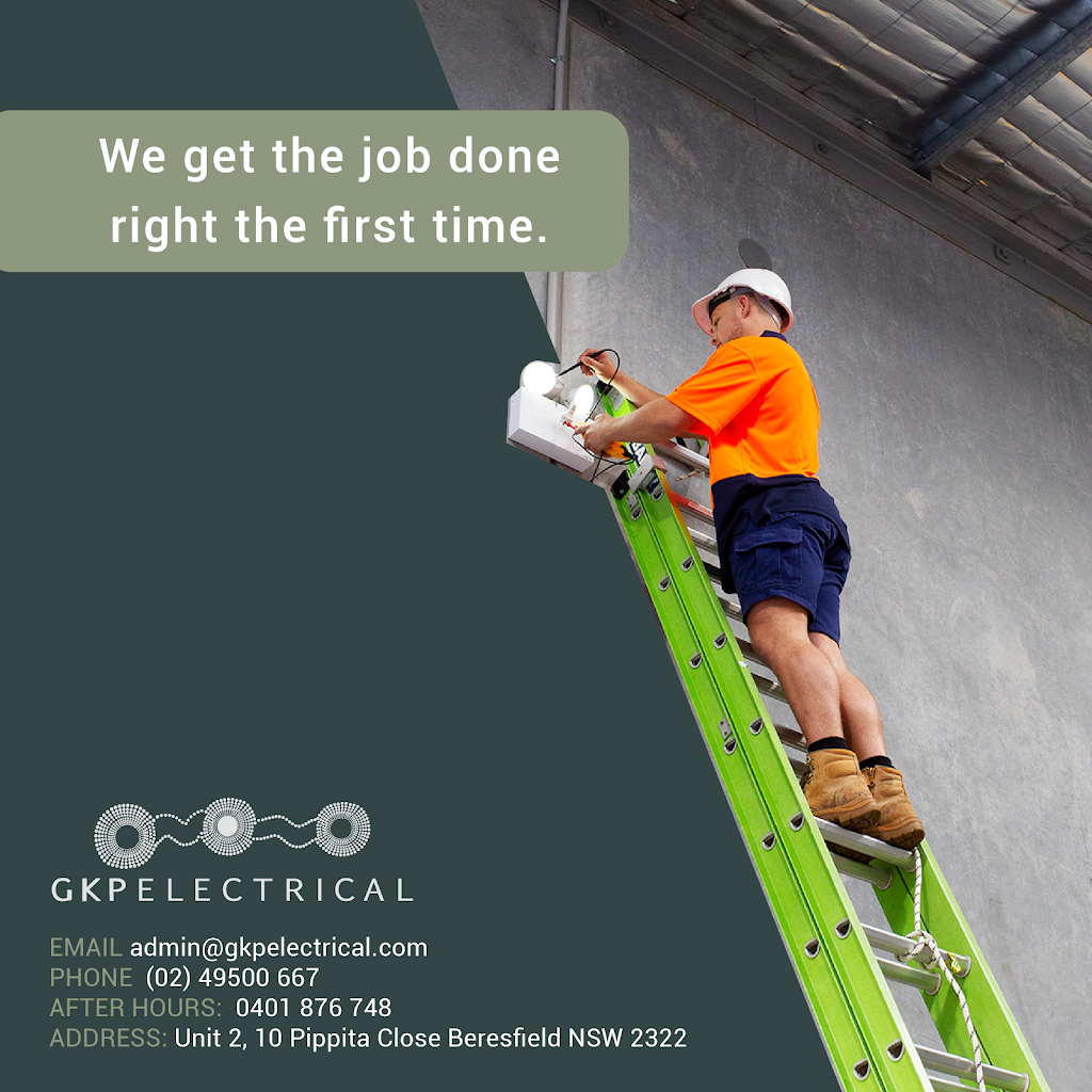 GKP Electrical | electrician | 3/10 Pippita Cl, Beresfield NSW 2322, Australia | 0249500667 OR +61 2 4950 0667
