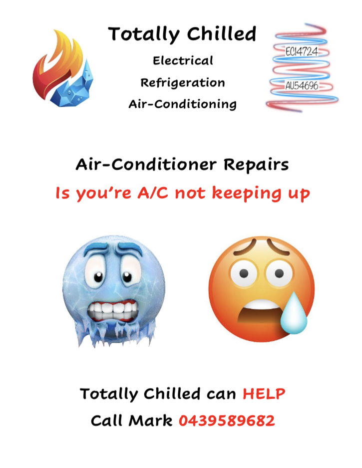 Totally Chilled Electrical Refrigeration Airconditioning | electrician | 3 Douglas Pl, Denmark WA 6333, Australia | 0439589682 OR +61 439 589 682