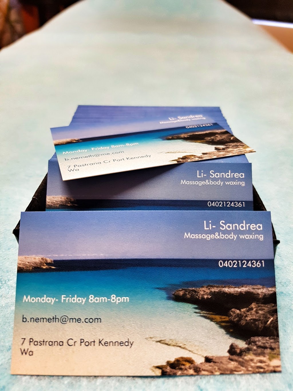 Li- Sandrea Massage & Body Waxing (Appointments Only) | 7 Pastrana Cres, Port Kennedy WA 6172, Australia | Phone: 0402 124 361