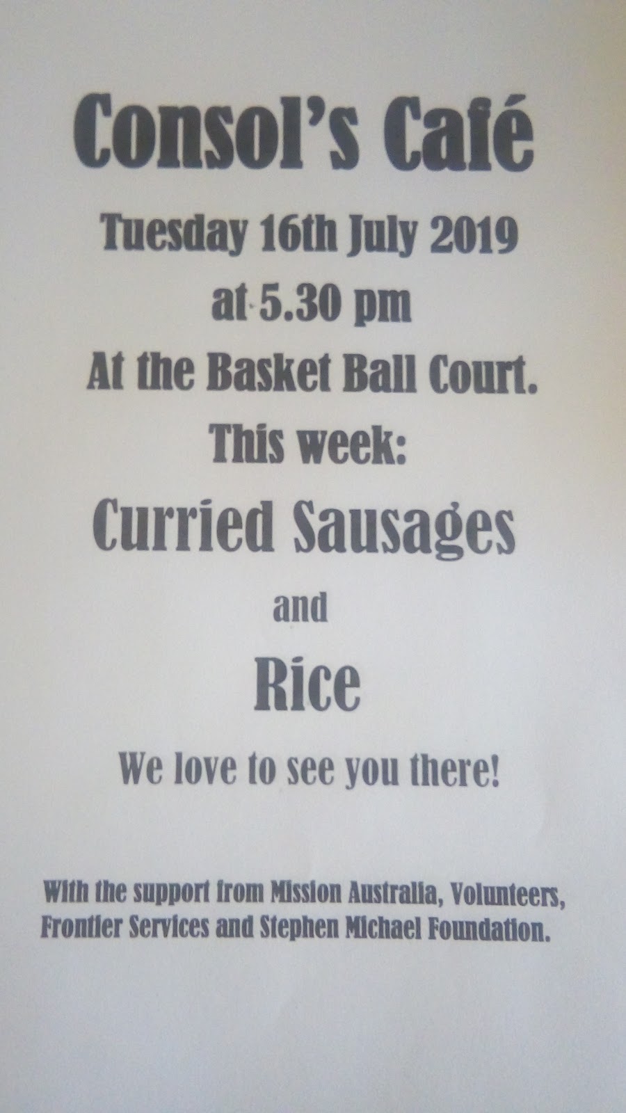 Consols Cafe | 95-109 Hill St, Meekatharra WA 6642, Australia | Phone: 0477 768 477