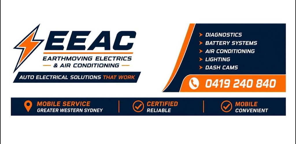 Earthmoving Electrics & Air Conditioning (EEAC) | 72 Howarth St, Ropes Crossing NSW 2760, Australia | Phone: 0419 240 840