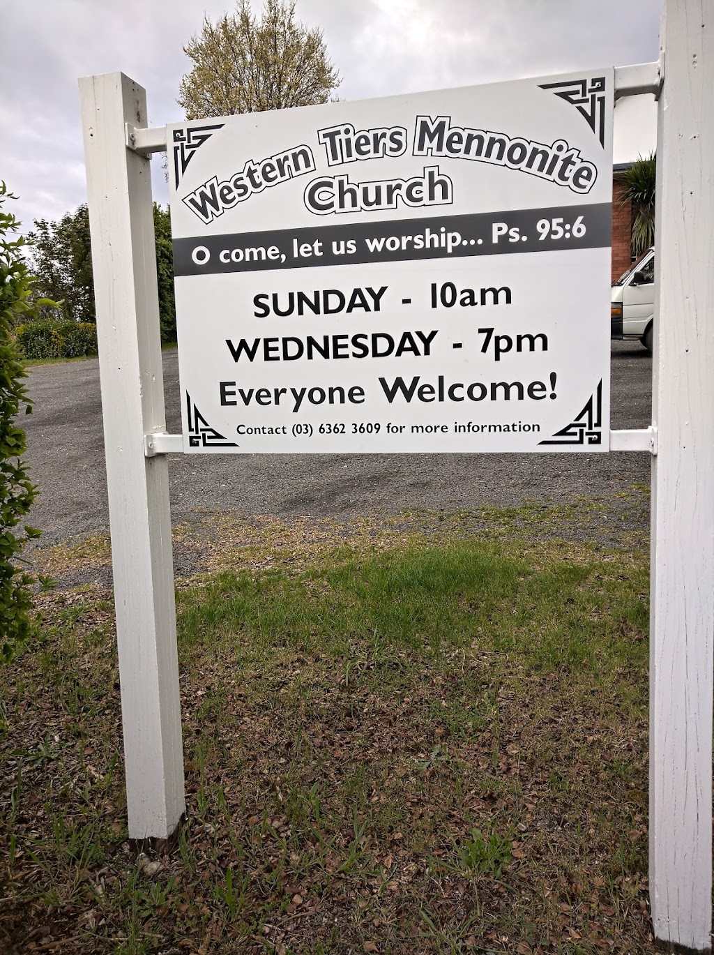 Western Tiers Mennonite Church | church | 8 Alveston Dr, Deloraine TAS 7304, Australia | 0363623609 OR +61 3 6362 3609