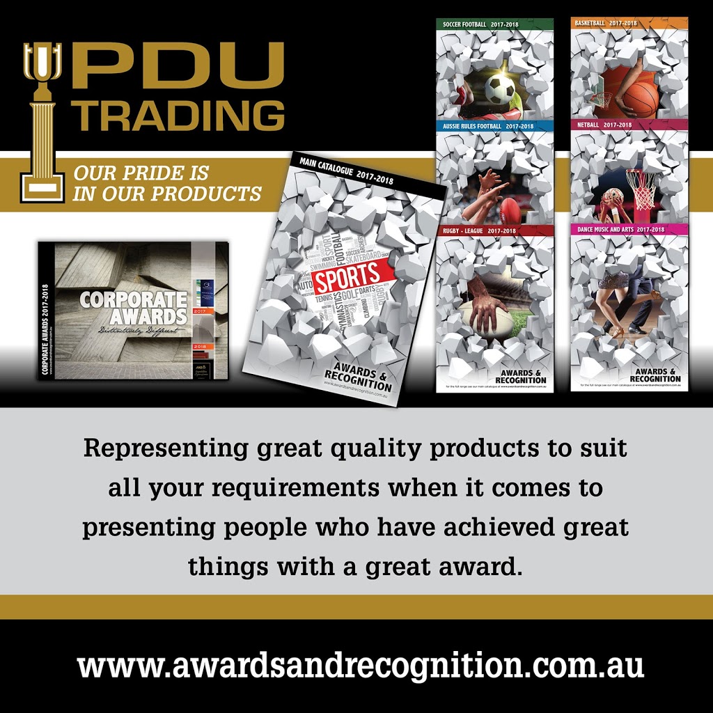 PDU Trading Wholesale Trophies | store | 2/58 Yarraman Pl, Virginia QLD 4014, Australia | 0732654989 OR +61 7 3265 4989