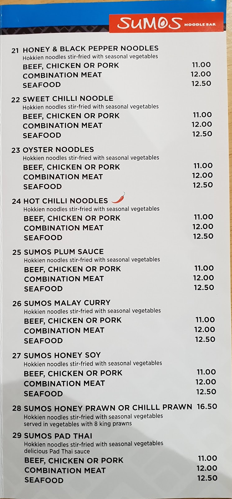 Sumo Noodles | restaurant | 13-19 Lake St, Caroline Springs VIC 3023, Australia | 0393636888 OR +61 3 9363 6888