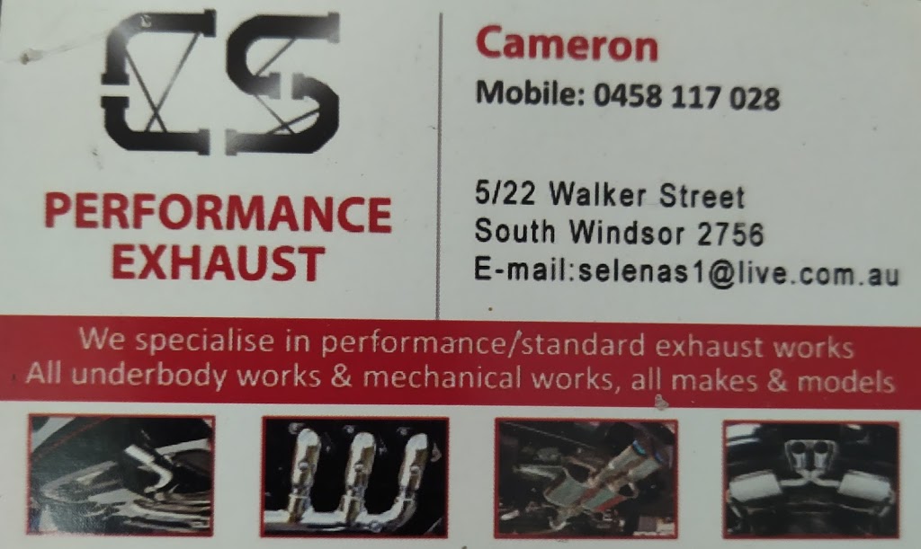 CS Performance Exhaust & Mechanical | 5/22 Walker St, South Windsor NSW 2756, Australia | Phone: 0458 117 028