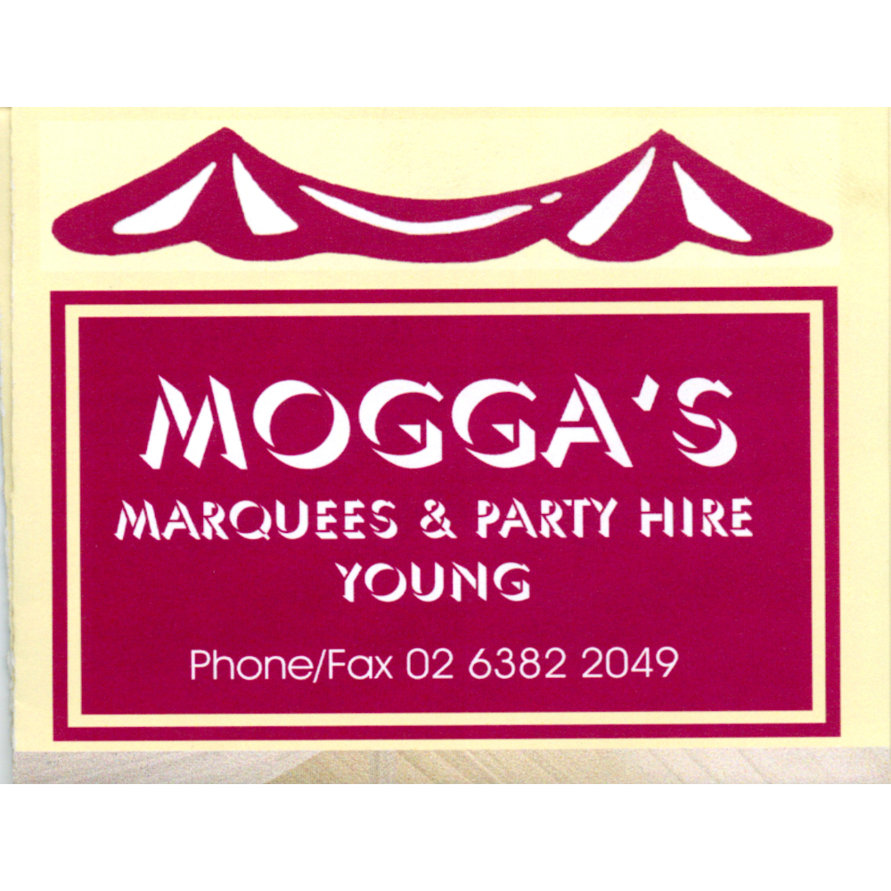 Moggas Marquees and Party Hire | food | 153 Milvale Rd, Young NSW 2594, Australia | 0263822049 OR +61 2 6382 2049