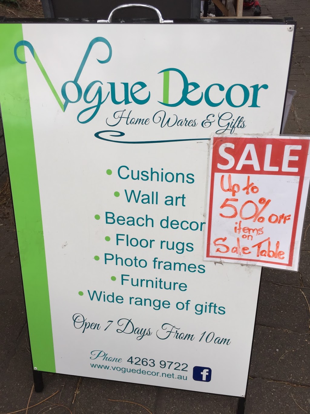 Vogue DECOR | home goods store | 34 Collins St, Kiama NSW 2533, Australia | 0242639722 OR +61 2 4263 9722