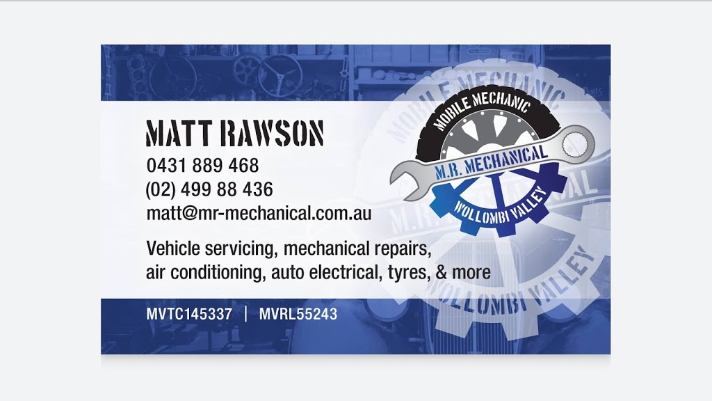 Matt Rawson Mechanical | car repair | 1025 Watagan Creek Rd, Laguna NSW 2325, Australia | 0431889468 OR +61 431 889 468