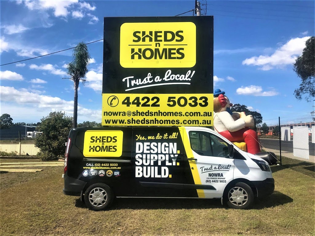 Sheds n Homes Nowra | general contractor | 1/236 Princes Hwy, South Nowra NSW 2541, Australia | 0244225033 OR +61 2 4422 5033