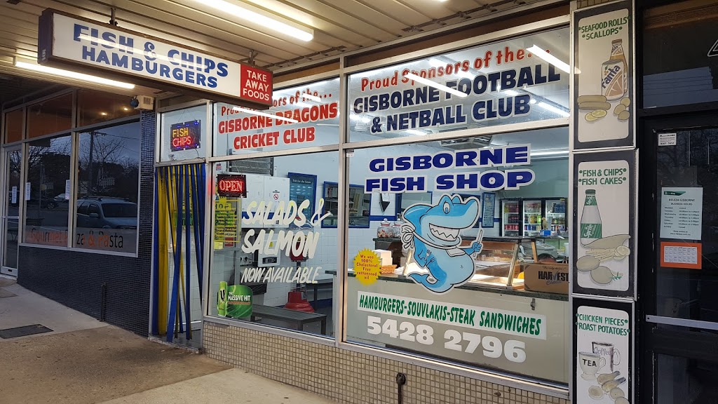 Gisborne Fish Shop | restaurant | 44 Aitken St, Gisborne VIC 3437, Australia | 0354282796 OR +61 3 5428 2796